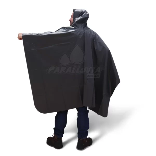 Capa al corte calibre 4 impermeable Negro