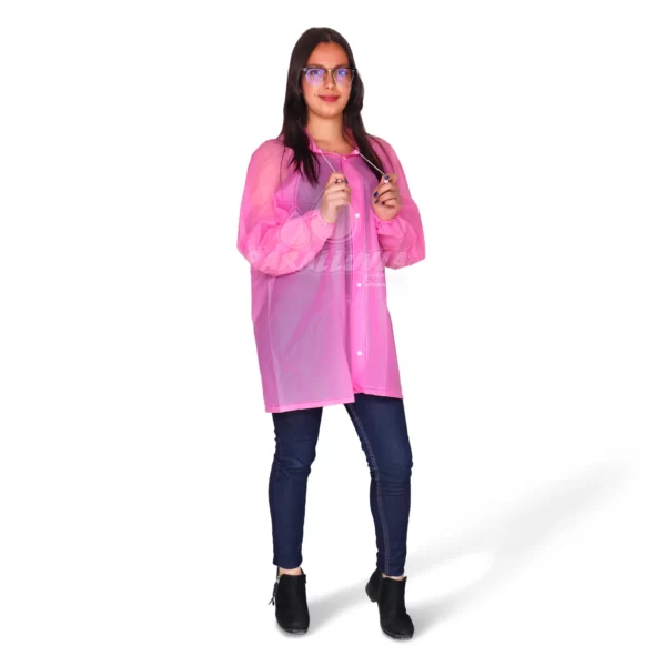 Chaqueta calibre 8 impermeable Fucsia