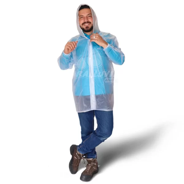 Chaqueta calibre 8 impermeable Traslucido