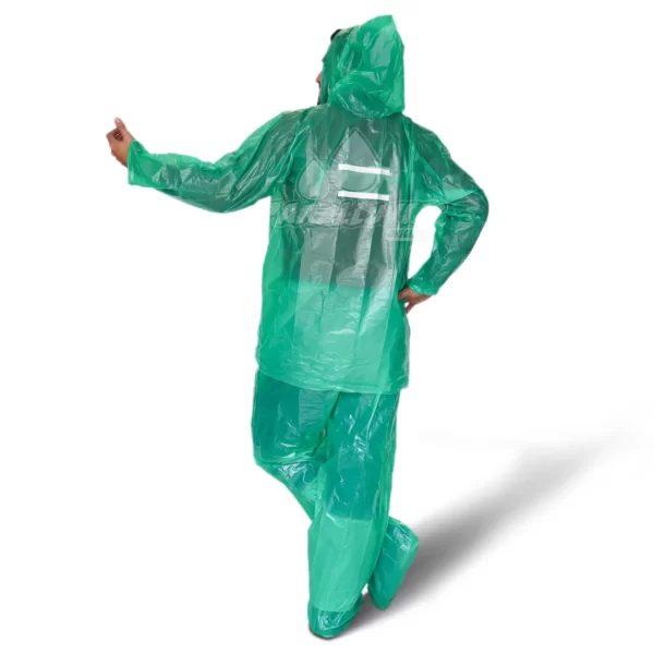 Impermeable 3 piezas verde