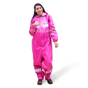 Suit Rain calibre 18 impermeable Fucsia